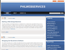 Tablet Screenshot of philippinewebservices.com